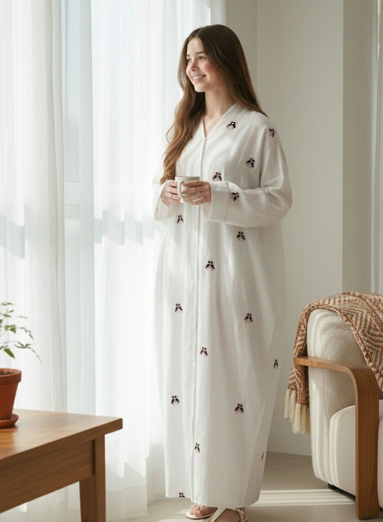 BHNS Abayas for school and abayas for the confusing age | Abaya for the confusing age and abaya for the confusing age | Colored abayas for the confusing age and abayas for the confusing age | Abaya for the confusing age and abayas for young ones | Small abayas for girls that suit every style | Abaya for short girls and abaya for short | Abaya for school and abayas for intermediate | Abaya for secondary and abaya for university | Fancy elegant soft luxurious abayas | Abaya of the trend Gulf bisht  | Abayas for teenage girls and for teenagers suitable for middle school - Image 4